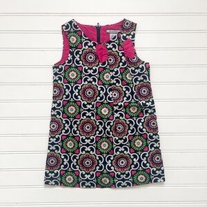 HARTSTRINGS EUC/LN Whimsical Floral Print Shift Dress